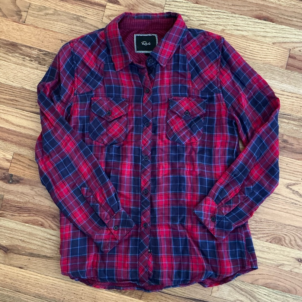 Rails Red and Blue Plaid Shirt